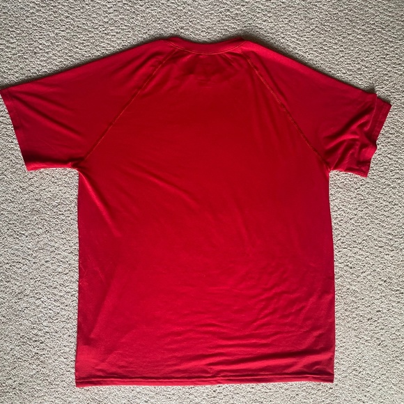 Warrior Tech Tee short sleeve performance shirt red Large - Picture 9 of 14